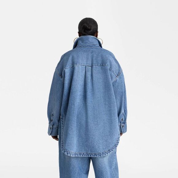 KBB by Kahlana -  Women's Long Sleeve 'The Samira Shi Medium Wash - Picture 2 of 3